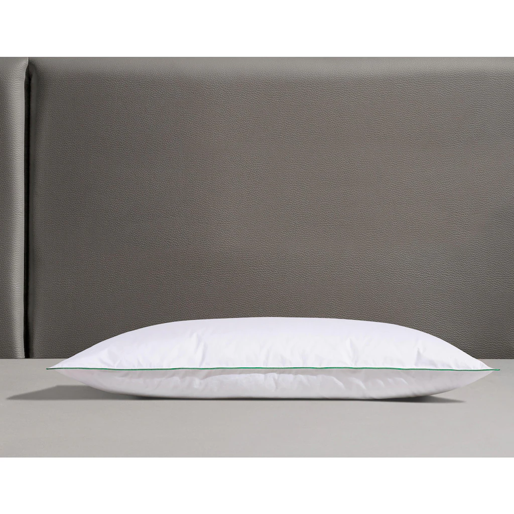 Fjödur Fjödur 3-Kammer-Kopfkissen »Fee«, Füllung: Außenkammer Mit 90% Daunen, 10% Federn, Bezug: 100% Baumwolle, (1 St.), Stützend Und Kuschelig – Bild 2