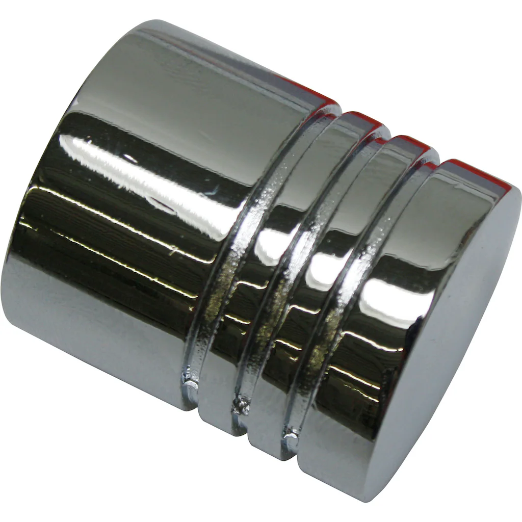 GARDINIA Gardinenstangen-Endstück »Zylinder«, (2 St.), Serie Einzelprogramm Chicago Ø 20 Mm