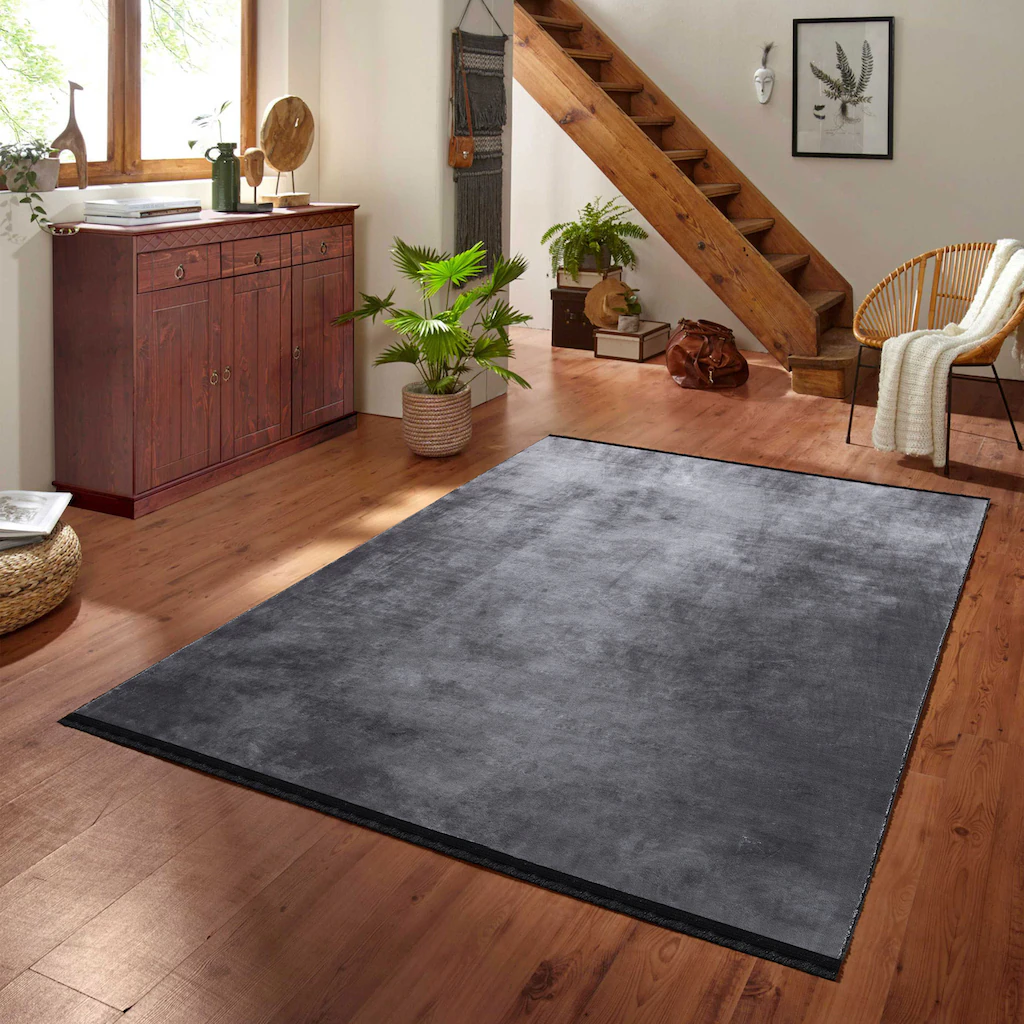 Sehrazat Teppich »Sioda«, Rechteckig, Seiden-Optik,mit Weichem Glanz Garn, Rutschfest,Pflegeleicht – Bild 2