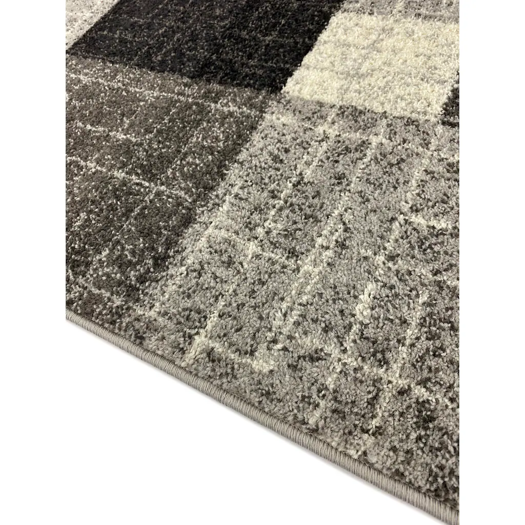 RESITAL The Voice Of Carpet Teppich »Relax 8100«, Rechteckig, Kurzflor, Modernes Karo Design, Wohnzimmer, Schlafzimmer – Bild 4