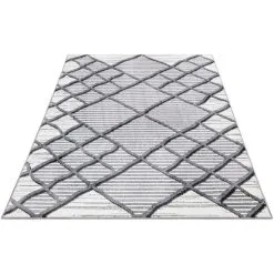 Carpet City Teppich »YOUNG965«, Rechteckig, Moderner Jugend-Teppich Mit Raute-Optik