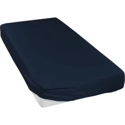 Curt Bauer Spannbettlaken »Uni-Mako-Satin In Gr. 90x200, 140x200 Oder 180x200 Cm«, (1 St.), Aus Baumwolle, Für Matratzen Bis 20 Cm Höhe, Bettlaken, Spannbetttuch