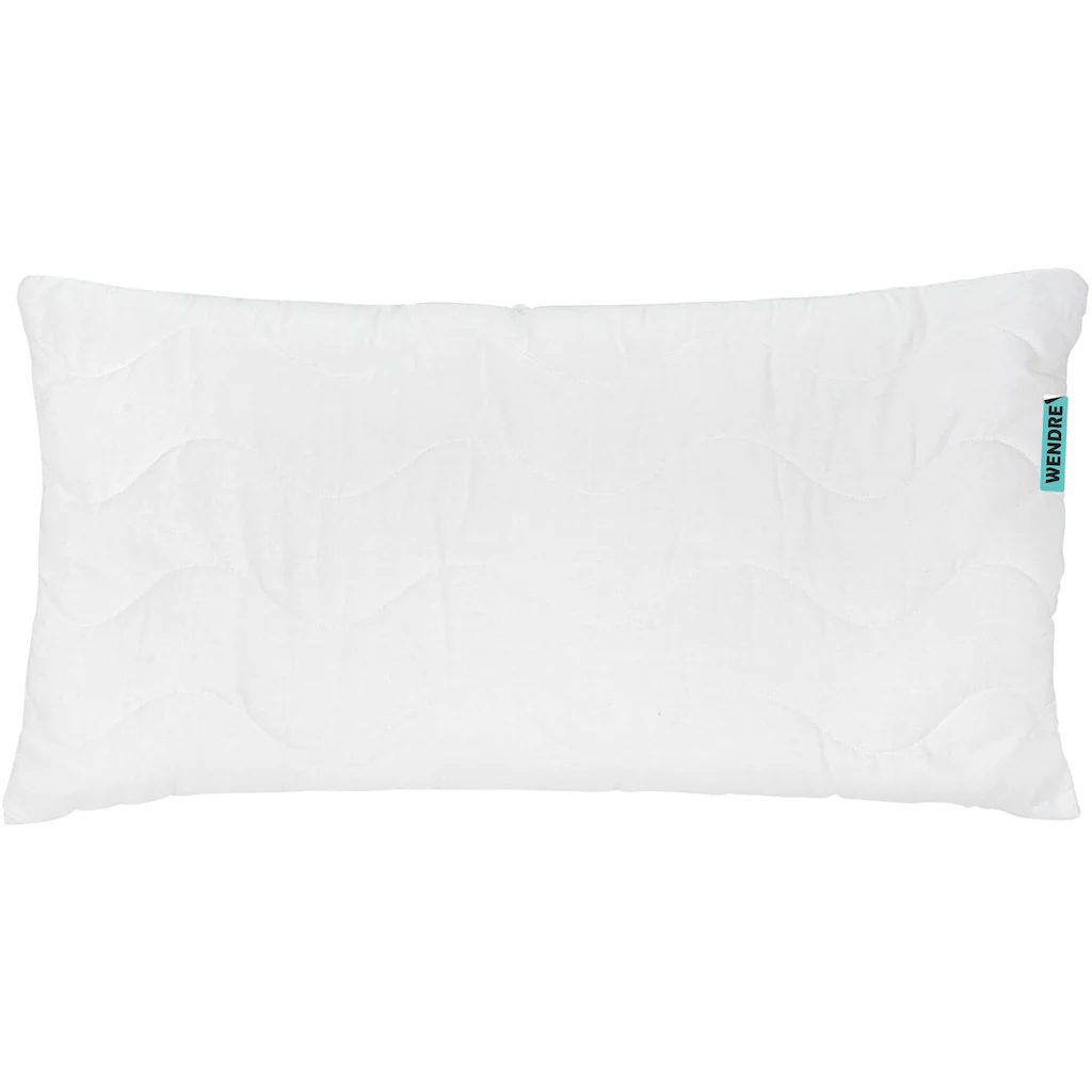 Wendre Synthetikkopfkissen »Mora«, Füllung: Polyester-Hightech- Faser, Bezug: Baumwolle Mit Synthetikfaser Versteppt, (1 St.), Luxus-Kopfkissen Aus Daunenähnlichen Fasern, In 40x80 Oder 80x80 Cm – Bild 3