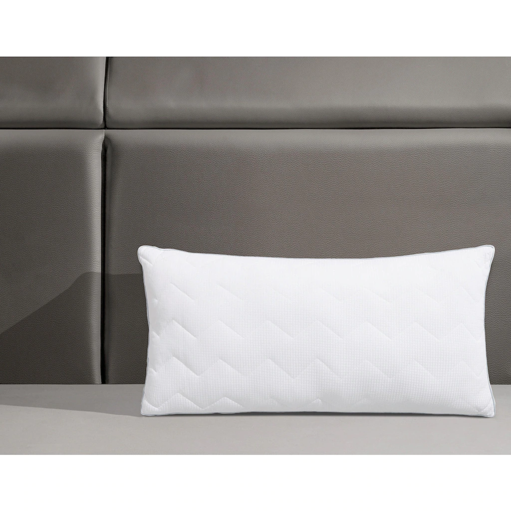 DELAVITA Kunstfaserkopfkissen »Onyx II«, Füllung: 3D Polar Soft, Bezug: Baumwolle, (1 St.), Atmungsaktiv Und Sorg Für Einen Erholsamen Schlaf – Bild 3