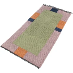 Morgenland Wollteppich »Nepal Teppich Handgeknüpft Mehrfarbig«, Rechteckig, Handgeknüpft