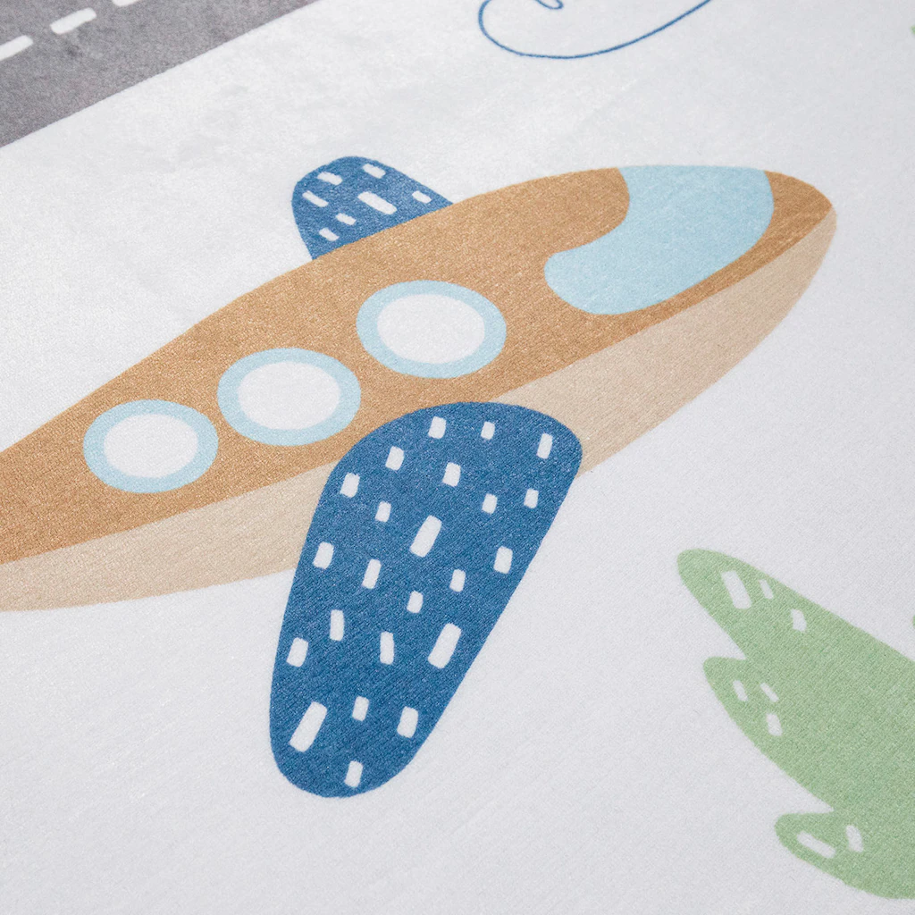 Paco Home Kinderteppich »Chicos 561«, Rechteckig, Flachgewebe, Spielteppich, Motiv Fahrzeuge, Kinderzimmer – Bild 6