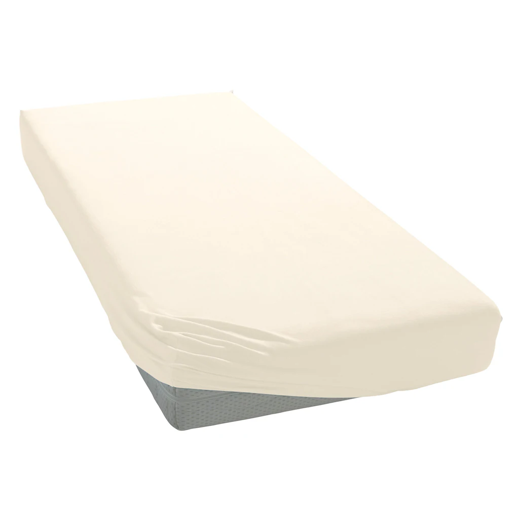 Estella Spannbettlaken »Feinjersey-Spannbettuch«, (1 St.), Rundumgummi