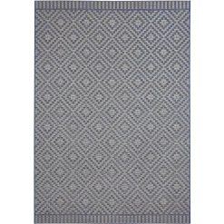 Freundin Home Collection Teppich »Breeze«, Rechteckig, In-und Outdoor Geeignet, Rauten Design, Pflegeleicht, Flachgewebe