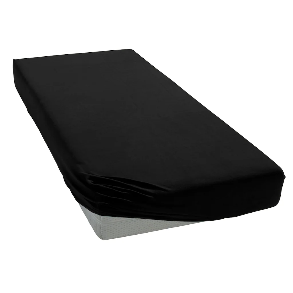 Bellana Spannbettlaken »Jersey-Elasthan Deluxe In Gr. 90x200, 140x200 Oder 180x200 Cm«, (1 St.), Aus Baumwolle, Für Matratzen Bis 35 Cm Höhe, Bettlaken, Spannbetttuch