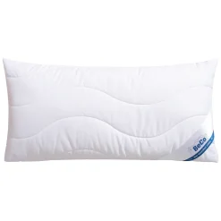 Beco Kopfkissen »Sanalux Protect«, Füllung: Faserbällchen Aufschüttelbar, Bezug: Baumwolle Oder Polyester, (1 St.), Für Hausstauballergiker Eine Gute Empfehlung.