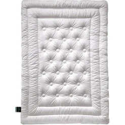 Billerbeck Naturhaarbettdecke »Natur Classic 342 Brilliant«, Extraleicht, Füllung Kamelhaar, Bezug Satin Aus Reiner Baumwolle, (1 St.), Feinstes Kamelhaar - Klimatisierend & Hohes Wärmerückhaltevermögen