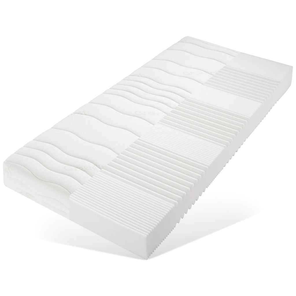 Beco Komfortschaummatratze »Matratze Active Greenfirst - Besonders Hygienischer Matratzenbezug «, 18 Cm Hoch, Raumgewicht: 28 Kg/m³, (1 St.), Vom Verbraucher-Magazin Haus & Garten Getestet Mit "SEHR GUT" Note 1,4* - Getestet In Gr. 90x200 Cm H2. – Bild 5
