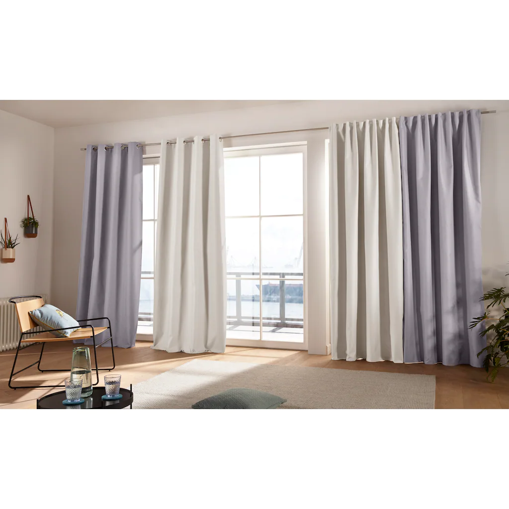 Elbgestoeber Verdunkelungsvorhang »Elbmantel«, (1 St.), Blickdicht, Monochrom Mit Struktur, Modern, Schlicht – Bild 6