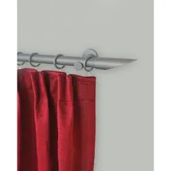 GARESA Gardinenstange »Niko«, 1 Läufig-läufig, Fixmaß, Fixlänge 120, 160, 200 Cm, Mit Ringe Und Haken