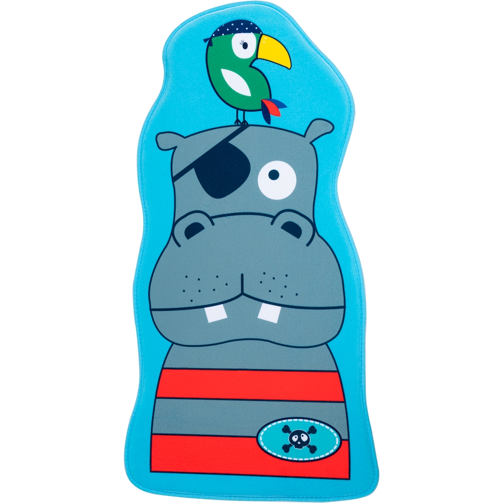 Obsession Kinderteppich »My Mila Kids 143«, Motivform, Motiv Nilpferd, Waschbar, Kinderzimmer – Bild 2