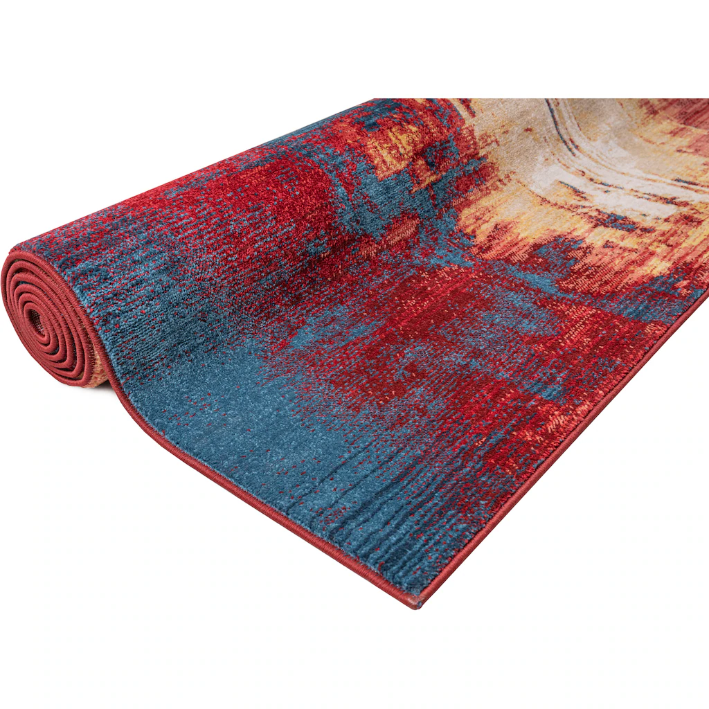 Leonique Teppich »Joah«, Rechteckig, Abstraktes Design, Weiche Haptik, Pflegeleicht – Bild 4