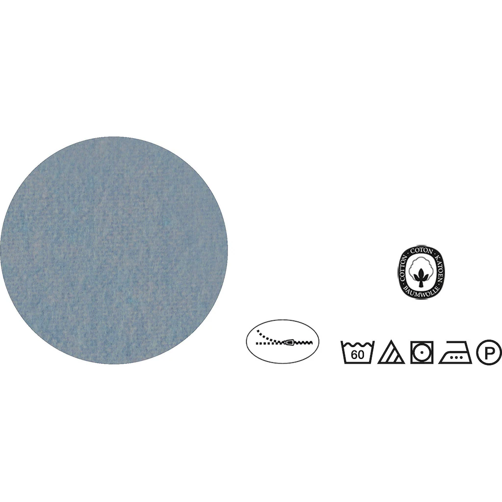 TOM TAILOR Wendebettwäsche »Lenja«, (2 Tlg.), TOM TAILOR, In Biber (Flanell) Qualität, 100% Baumwolle (60% Recycling-Baumwolle + 40% Neue Baumwolle), Reißverschluss, Ganzjährig Einsetzbar – Bild 3