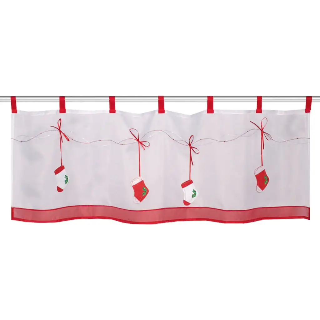 HOME WOHNIDEEN Scheibengardine »MESOU«, (1 St.), Schlaufencafehaus Aus Batist – Bild 3