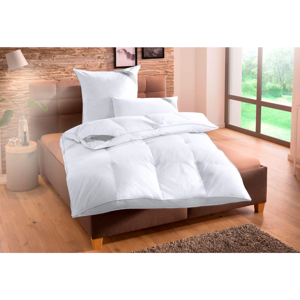 Balette 135 Jahre Federbettdecke »Lena«, Extrawarm, Füllung 100% Federn, Bezug 100% Baumwolle, (1 St.), Bettdecke In 135x200 Cm Und Weiteren Größen, Für Winter Geeignet