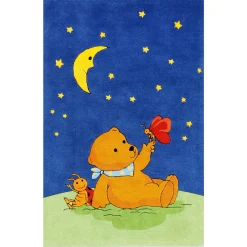 MONDBÄR MONDBÄR Kinderteppich »MO-1370«, Rechteckig, Konturenschnitt, Kinderzimmer