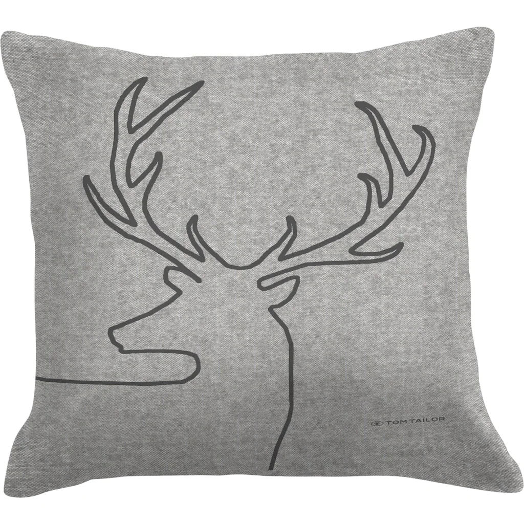 TOM TAILOR Wendebettwäsche »Lennart«, Made In Germany, Kuschelige Biber Qualität (Flanell) Aus 100% Baumwolle Mit Melange-Effekt. Mit Reißverschluss. – Bild 6