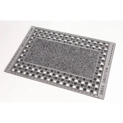 Home2Fashion Fußmatte »GC Clean Rusty XL«, Rechteckig, Schmutzfangmatte, Mit Spruch, Robust, In- Und Outdoor Geeignet