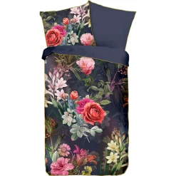 Descanso Wendebettwäsche »Simone«, (2 Tlg.), Mit Blumen