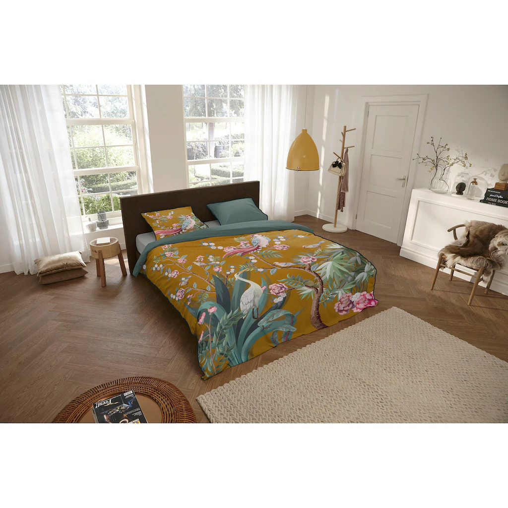 Descanso Wendebettwäsche »Sarenza«, (2 Tlg.), Mit Blumen – Bild 2