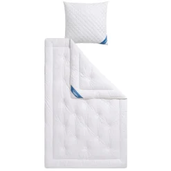 Schlafwelt Naturfaserbettdecke »Sari«, Normal, Füllung 100% Baumwolle, Bezug 100% Baumwolle, (1 St.), Bettdecke In 135x200 Oder 155x220 Cm, Für Sommer Oder Winter