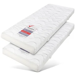 BeCo EXCLUSIV Komfortschaummatratze »Meria Deluxe«, 20 Cm Cm Hoch, Raumgewicht: 28 Kg/m³, (Set, 2 St., 2-tlg.)