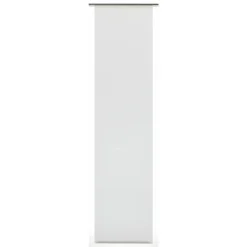 GARDINIA Schiebegardine »Flächenvorhang Stoff Uni Mit Silbernen Paneelwagen«, (1 St.), Mit Silbernen Paneelwagen