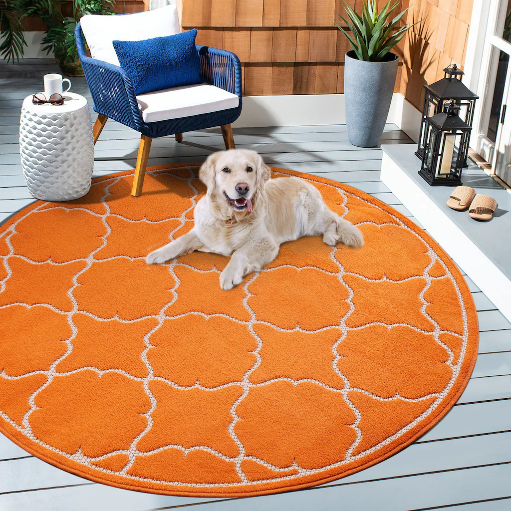 Sanat Teppich »Berlin«, Rund, In -und Outdoor Geeignet, Robust Und Pflegeleicht – Bild 2