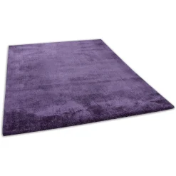 TOM TAILOR Hochflor-Teppich »Shaggy Teppich Cozy«, Rechteckig, Uni Farben, Auch In Pastell Farben, Ideal Im Wohnzimmer & Schlafzimmer
