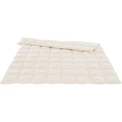 Schlafwelt Daunenbettdecke »Sari«, Leicht, Füllung 100% Daunen, Bezug Baumwolle, (1 St.), Kontrolliert Biologische Baumwolle