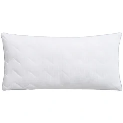 DELAVITA Kunstfaserkopfkissen »Onyx II«, Füllung: 3D Polar Soft, Bezug: Baumwolle, (1 St.), Atmungsaktiv Und Sorg Für Einen Erholsamen Schlaf