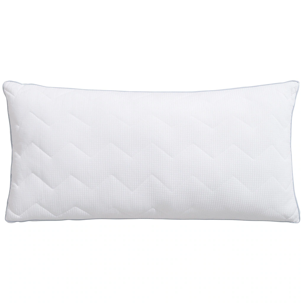 DELAVITA Kunstfaserkopfkissen »Onyx II«, Füllung: 3D Polar Soft, Bezug: Baumwolle, (1 St.), Atmungsaktiv Und Sorg Für Einen Erholsamen Schlaf