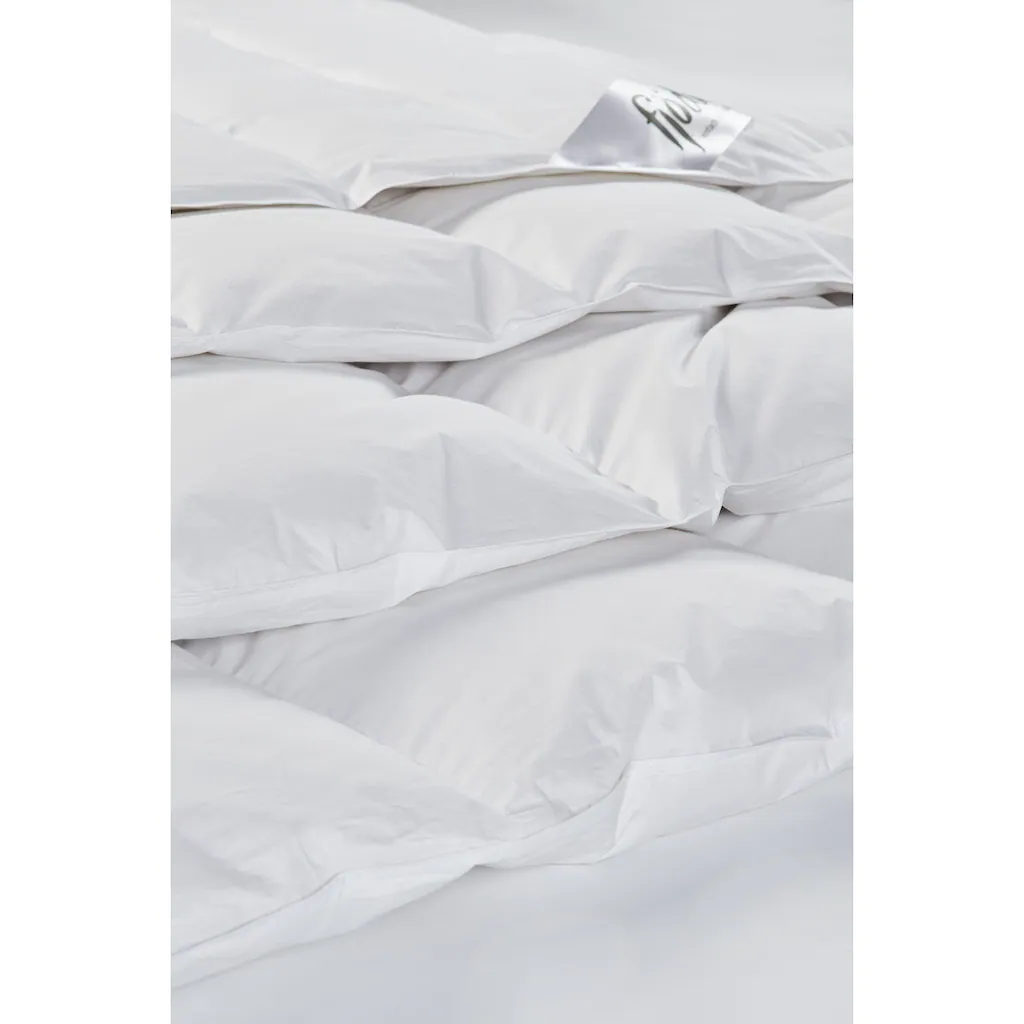 Fjödur Fjödur Daunenbettdecke »Fleur«, Leicht, Füllung 90% Daunen 10 % Federn, Bezug Bio-Baumwolle, (1 St.), Bettdecken 135 X 200 Cm Und In Vielen Weiteren Größen Erhältlich. – Bild 4