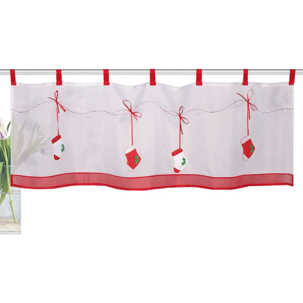 HOME WOHNIDEEN Scheibengardine »MESOU«, (1 St.), Schlaufencafehaus Aus Batist – Bild 2