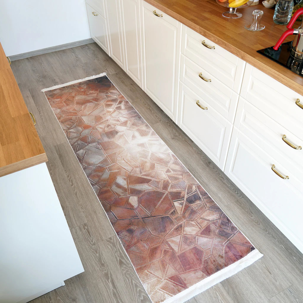 Sehrazat Küchenläufer »Kitchen Premium 3008«, Rechteckig, Waschbar, Flachgewebe, Läufer, Rutschfest, Kurzflor, Pflegeleicht – Bild 2