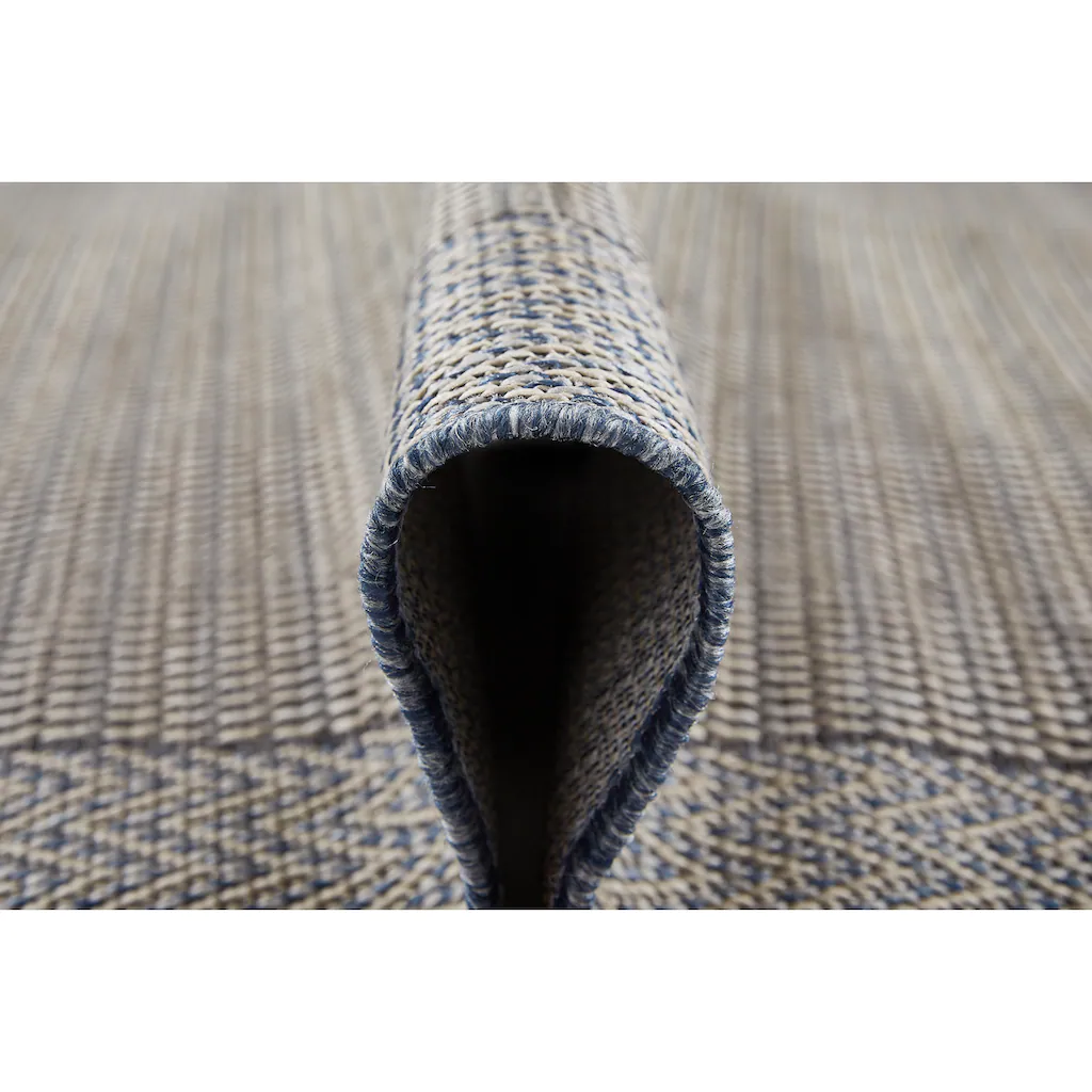 Andiamo Teppich »Clyde 1«, Rechteckig, Flachgewebe, Mit Bordüre, In- Und Outdoor Geeignet, Wohnzimmer – Bild 6