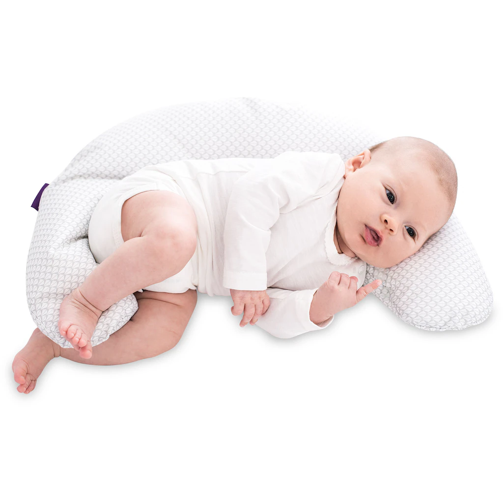 Träumeland Träumeland Seitenschläferkissen »Seitenlagerungskissen Design 2 - Graue Vögel«, (1 Tlg.) – Bild 2