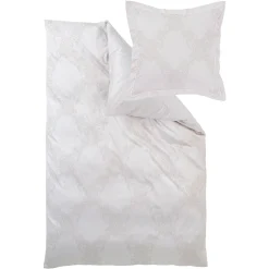 Curt Bauer Wendebettwäsche »Sophia«, (2 Tlg.), Mit Rauten-Ornamenten