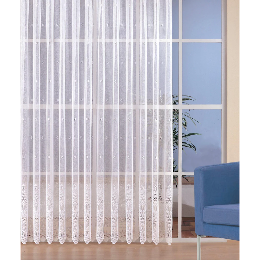 WILLKOMMEN ZUHAUSE By ALBANI GROUP Gardine »Erfurt«, (1 St.), Jacqard-Store