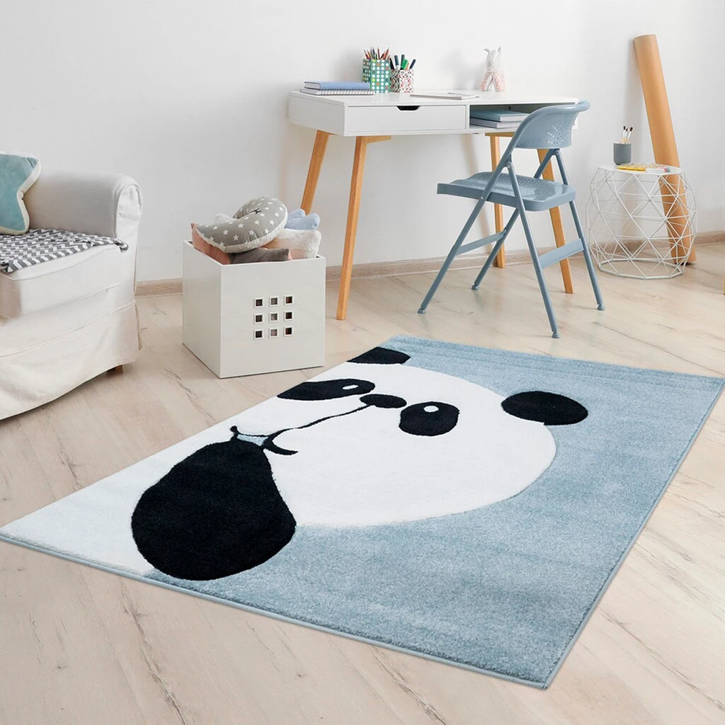 Carpet City Kinderteppich »Bueno Kids 1389«, Rechteckig, Spielteppich, Panda-Bär, 3D-Effekt, Weicher Flor, Pflegeleicht – Bild 2