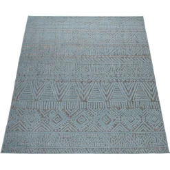 Paco Home Teppich »Teka 784«, Rechteckig, Flachgewebe, 3D-Design, In- Und Outdoor Geeignet, Wohnzimmer