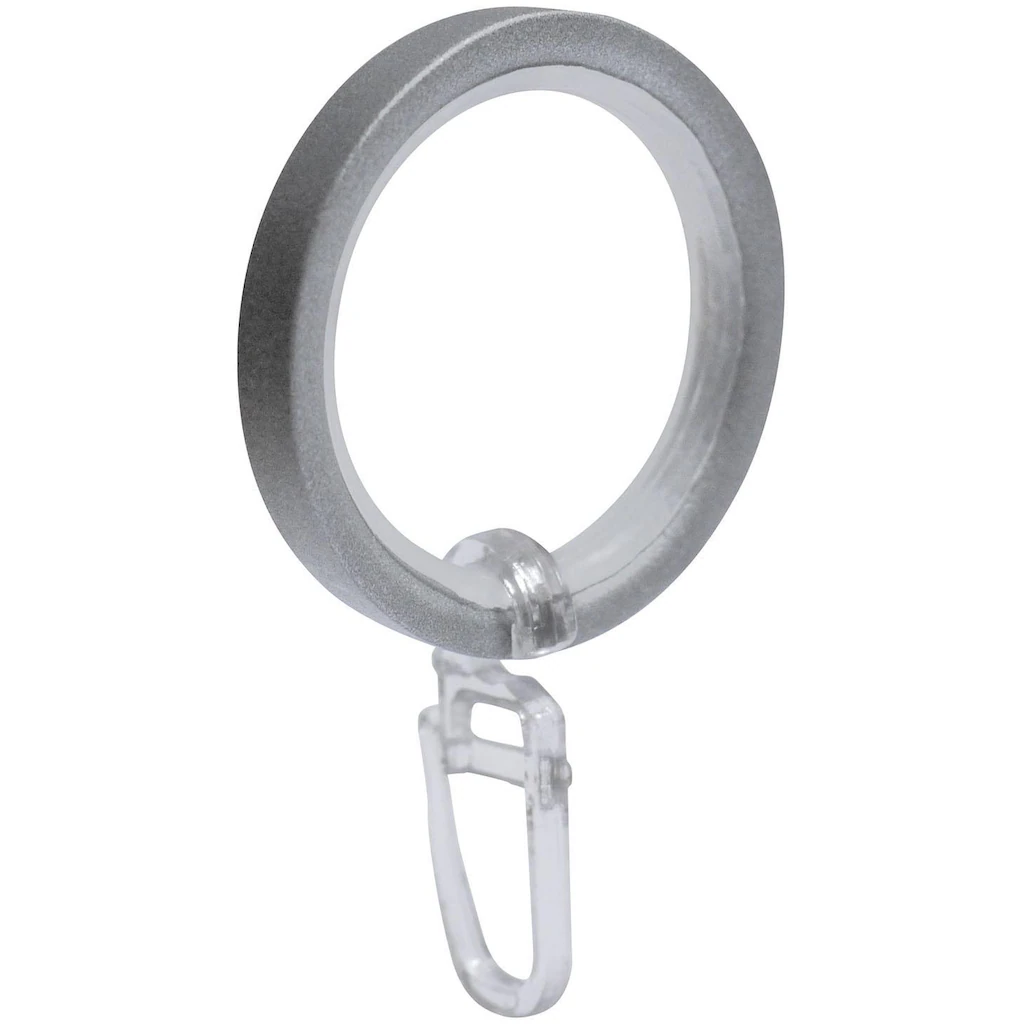 Good Life Gardinenring »Vau«, (Set, 10 St., Mit Faltenlegehaken), Für Stangen Bis Ø 20 Mm