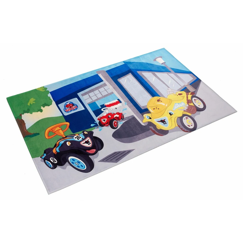 Bobby Car Kinderteppich »Bobby Car 104«, Rechteckig, Besonders Weich Durch Microfaser, Kinderzimmer