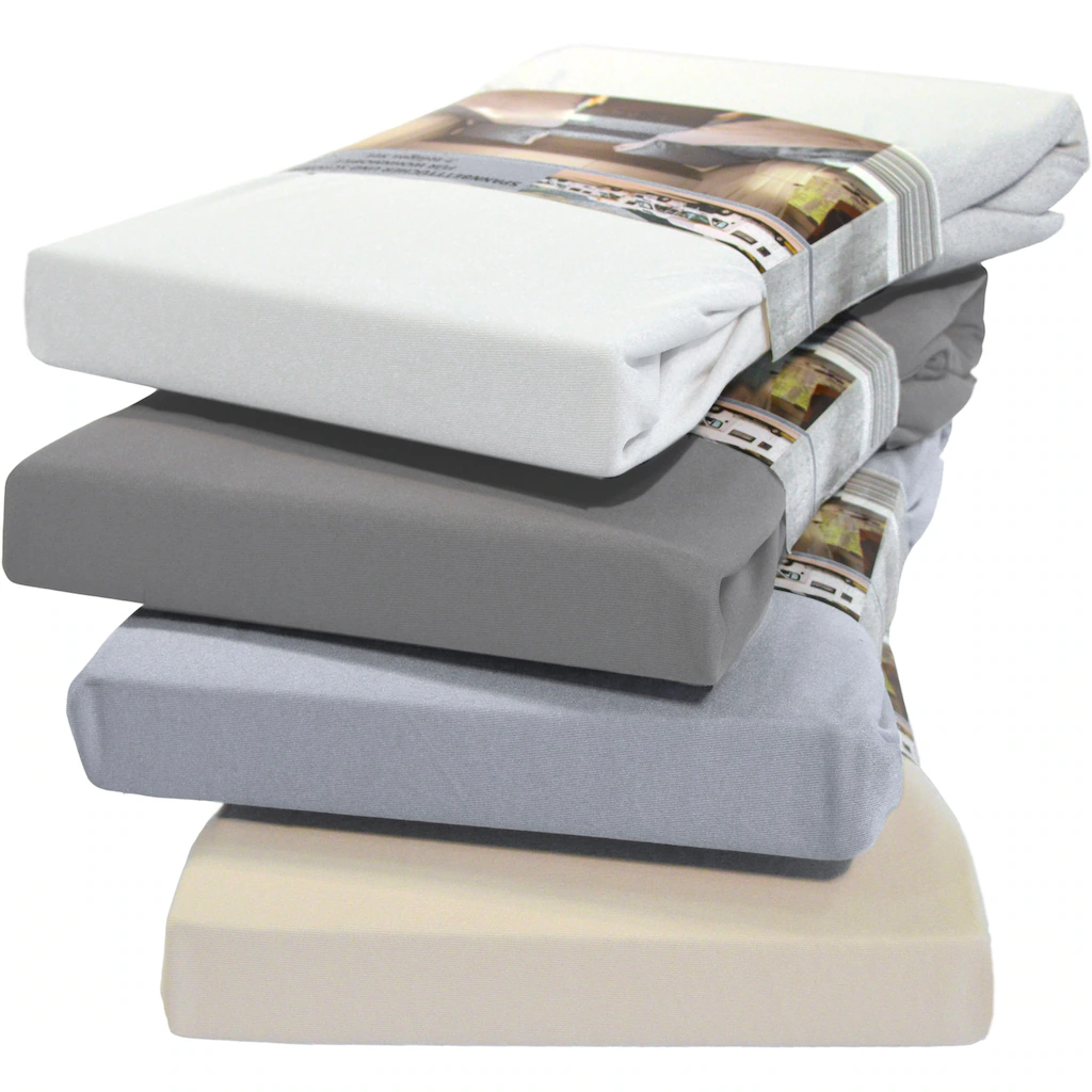 KUM Spannbettlaken »Spannbettlaken-Set Für Wohnwägen«, (3 St.), Weich – Bild 2