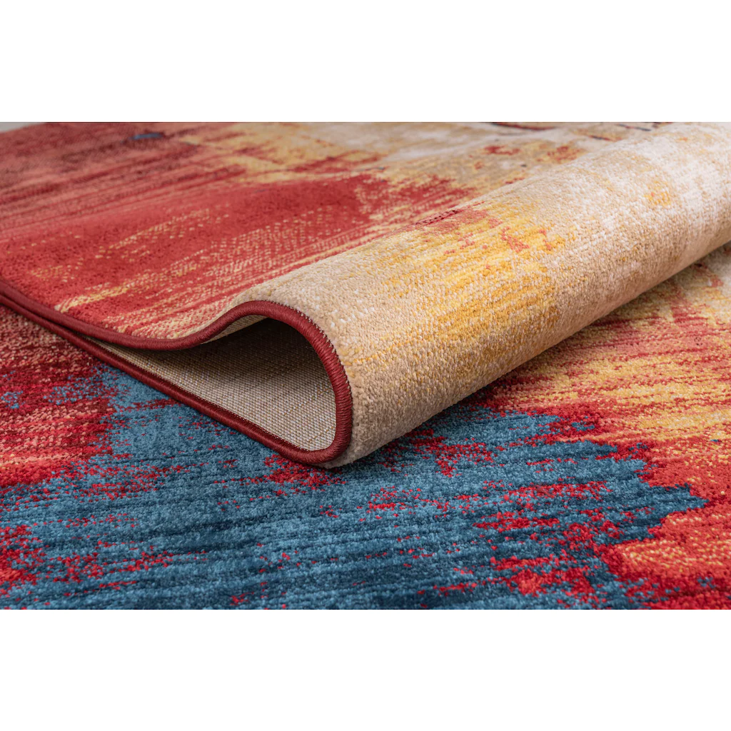 Leonique Teppich »Joah«, Rechteckig, Abstraktes Design, Weiche Haptik, Pflegeleicht – Bild 6