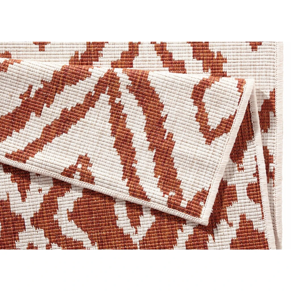 NORTHRUGS Läufer »Rio«, Rechteckig, Rauten Design, Robust, Pflegeleicht, Flachgewebe, Wendbar – Bild 5